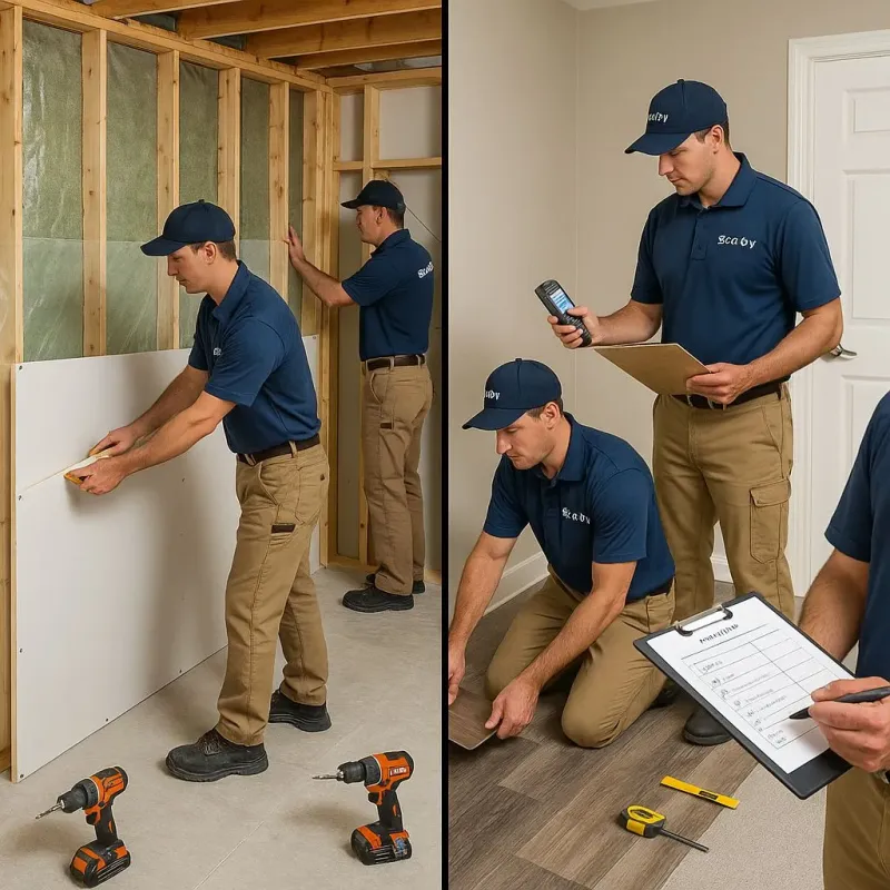 Repairs and Reconstruction process in Bath, NY